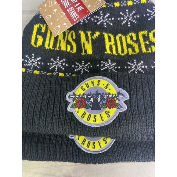 Guns N Roses Rock Band Music Mommy and Me Matching Beanie Hat Cap Set Adult Kids main image 7